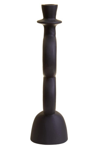 Large Black Candle Holder