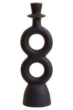 Large Black Candle Holder