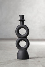 Large Black Candle Holder