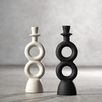 Large Black Candle Holder