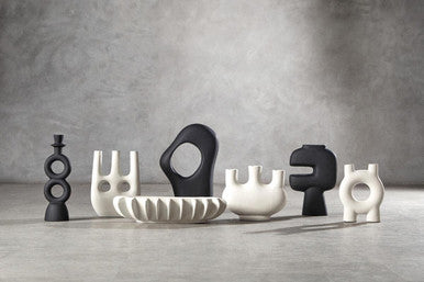 Large Black Candle Holder