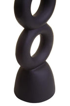 Large Black Candle Holder