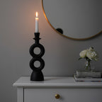 Large Black Candle Holder