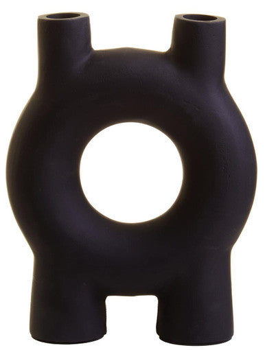 Small Black Candle Holder