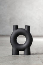 Small Black Candle Holder