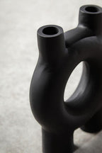Small Black Candle Holder