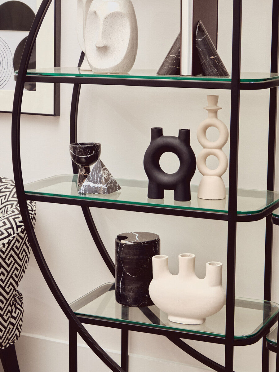 Small Black Candle Holder