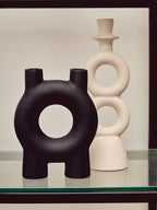 Small Black Candle Holder