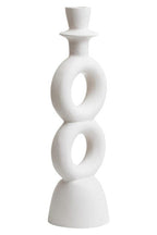 Large Cream Candle Holder