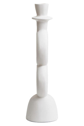 Large Cream Candle Holder