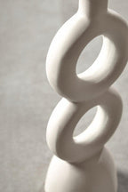 Large Cream Candle Holder