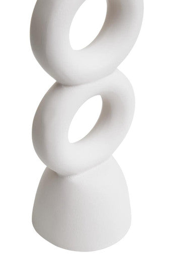 Large Cream Candle Holder