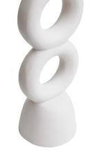 Large Cream Candle Holder