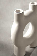 Small Cream Candle Holder