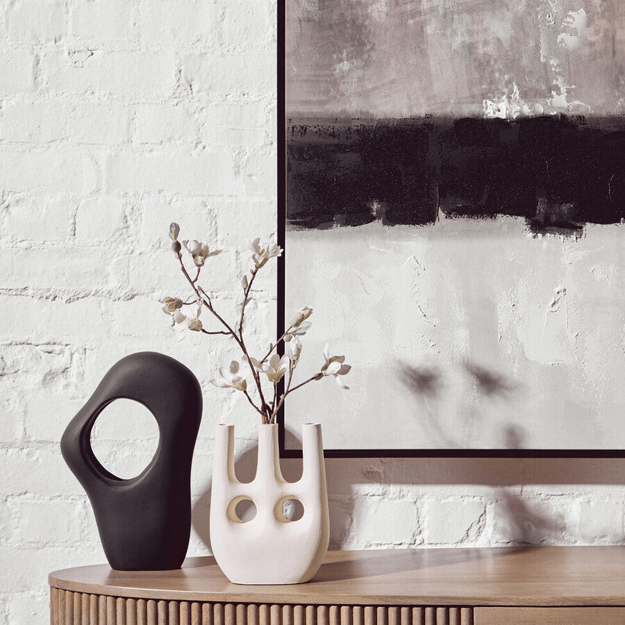 Large Cream Vase