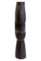Abstract Large Black Vase