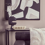 Abstract Large Black Vase