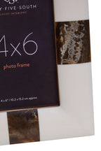 4in x 6in Cream and Brown Finish Photo Frame