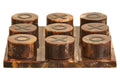 Brown and Black Finish Noughts and Crosses