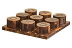 Brown and Black Finish Noughts and Crosses