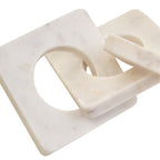 White Marble Three Link Chain