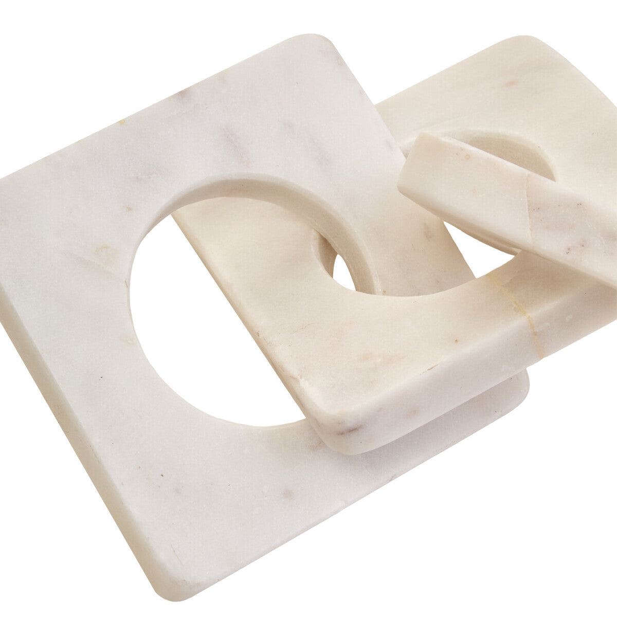 White Marble Three Link Chain