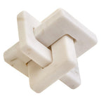 White Marble Knot Sculpture