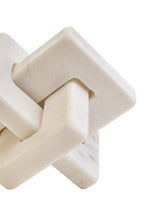 White Marble Knot Sculpture
