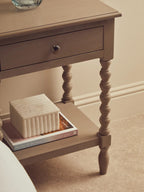 Square White Fluted Marble Box