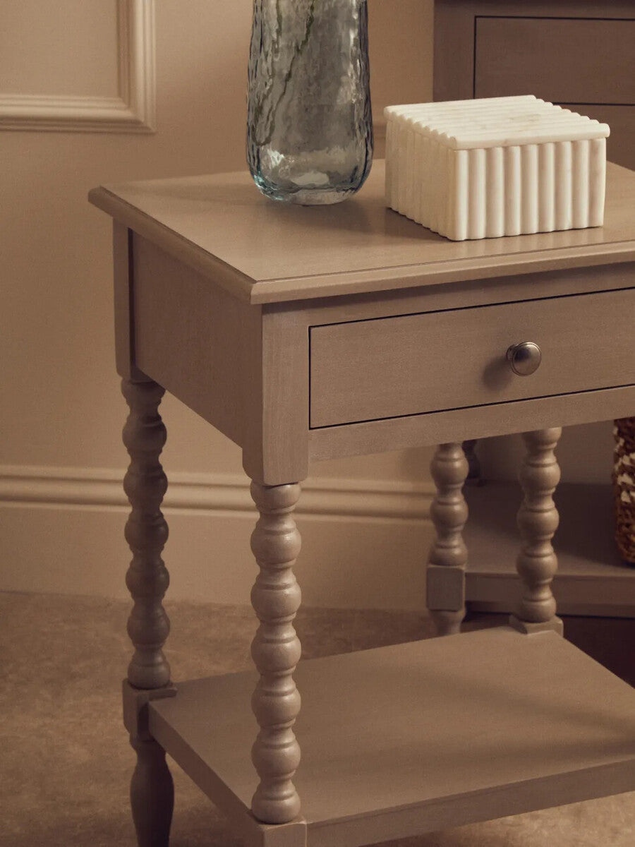 Square White Fluted Marble Box
