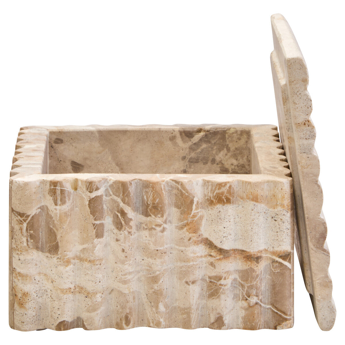 Square Chocolate Marble Box