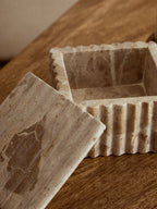 Square Chocolate Marble Box