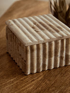 Square Chocolate Marble Box