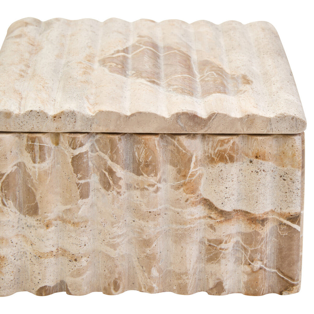 Square Chocolate Marble Box
