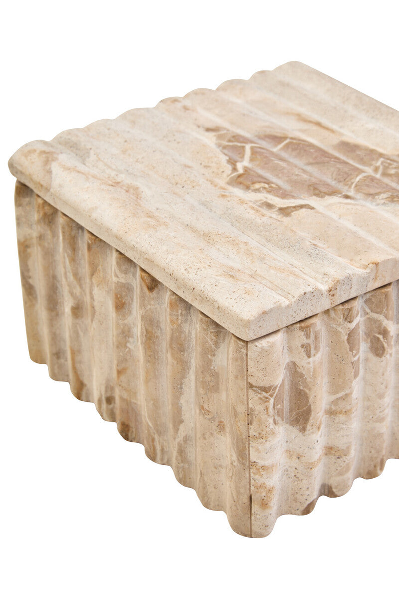 Square Chocolate Marble Box