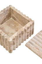 Square Chocolate Marble Box