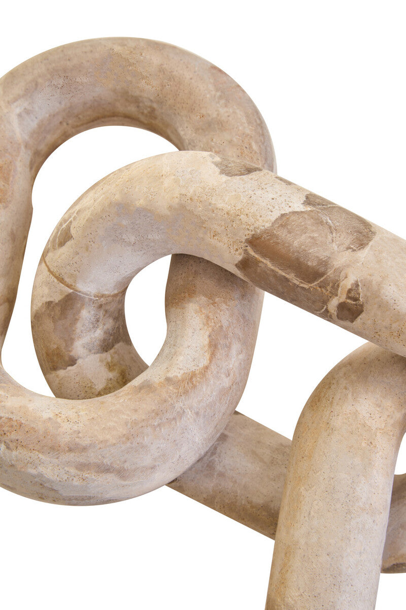 Chocolate Marble Three Link Chain