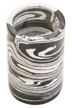 Black and White Marble Two Way Candle Holder