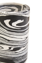 Black and White Marble Two Way Candle Holder