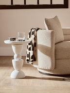 Set of 4 Black and White Marble Coasters