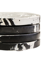 Set of 4 Black and White Marble Coasters