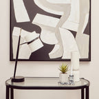 Black and White Oval Marble Tray