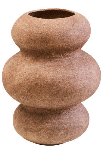 Cotton Mache and Coco Shell Bubble Vase