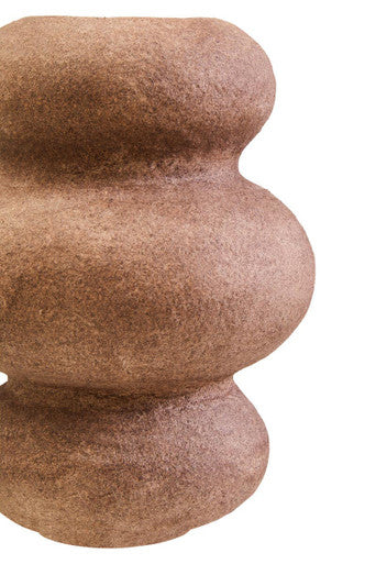 Cotton Mache and Coco Shell Bubble Vase