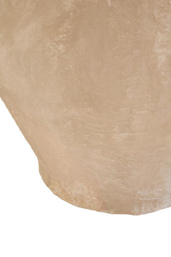 Cotton Mache Large Vase with Decorative Handles