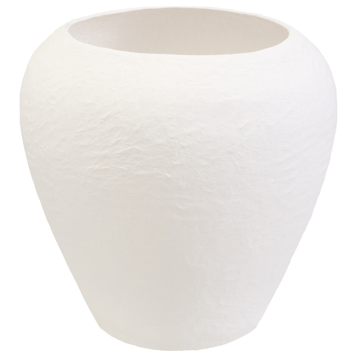 Cotton Mache Large White Planter