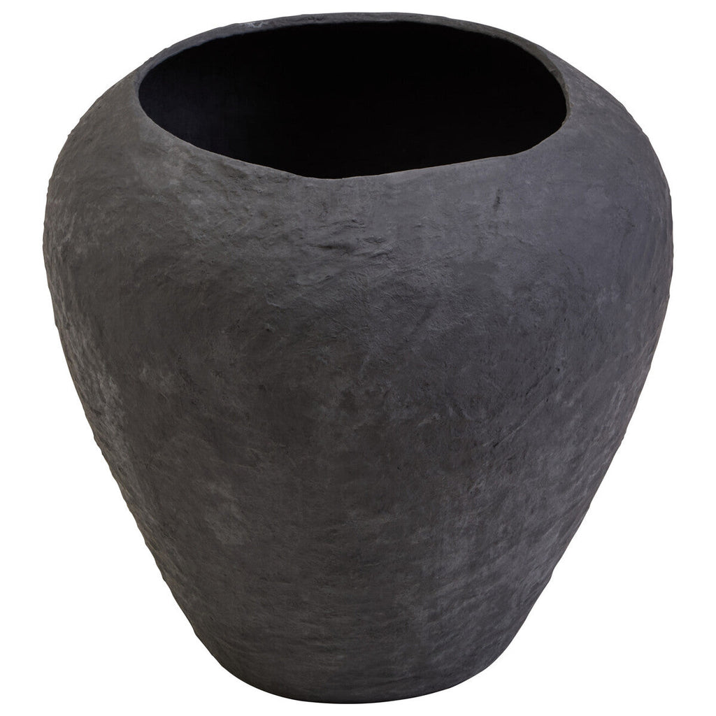 Cotton Mache Large Black Planter