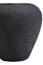 Cotton Mache Large Black Planter