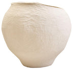 Cotton Mache Large Beige Planter