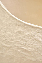Cotton Mache Large Beige Planter